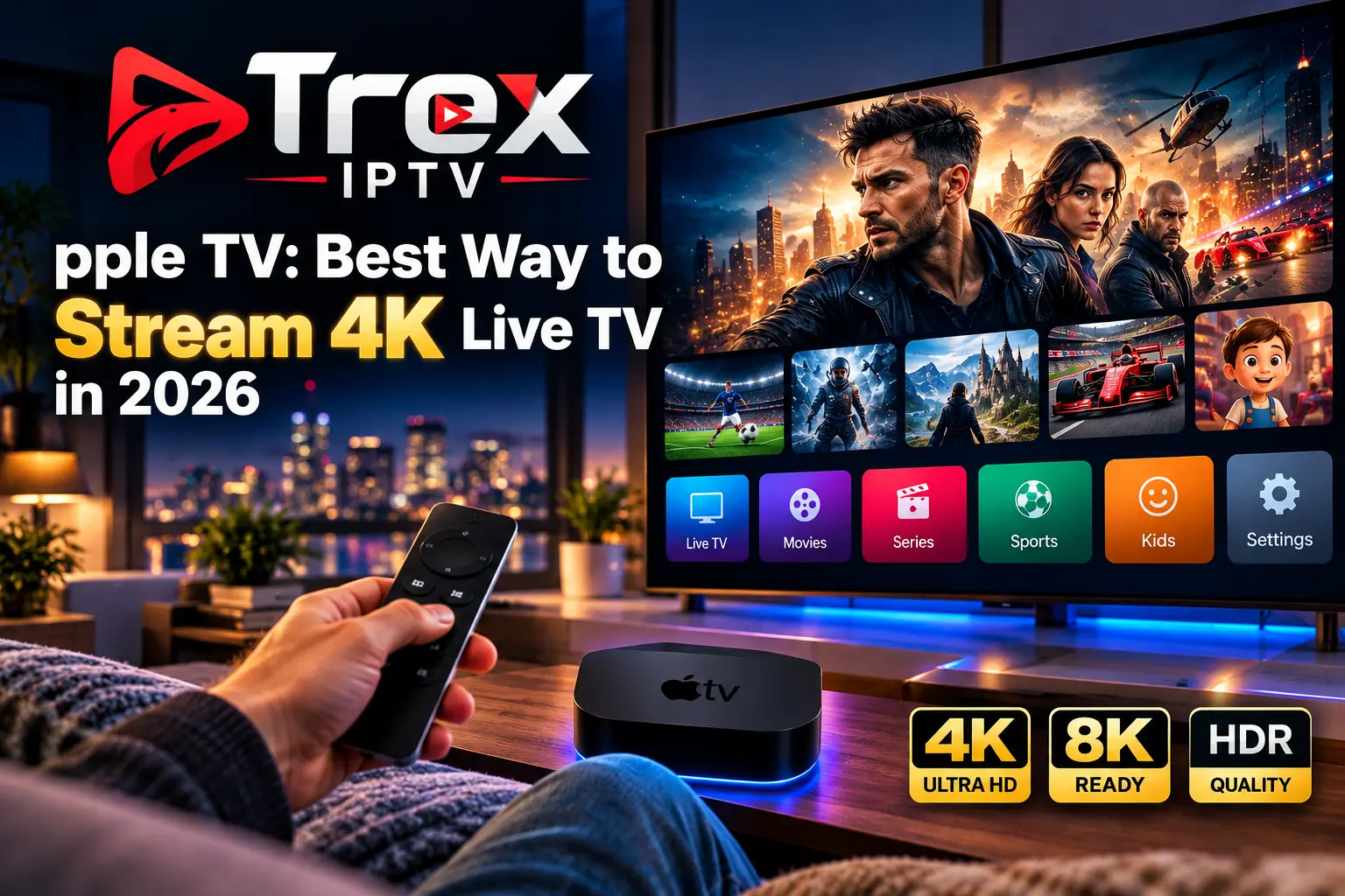 Trex IPTV Apple TV